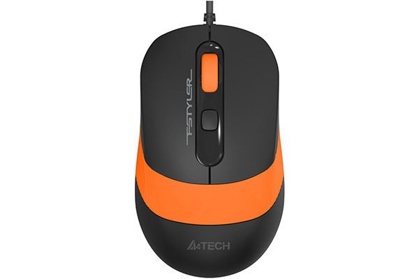 Mouse A4TECH PC sau NB - FM10 Orange